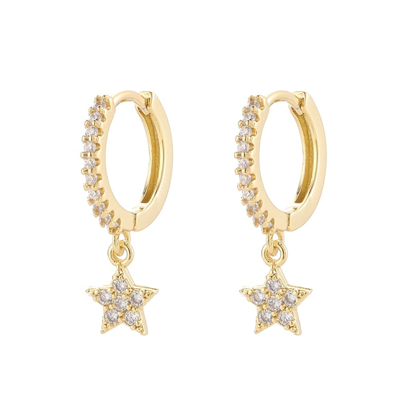 34 Styles Cross Star Dangle Earrings Women Girl Fashion Trendy Jewelry