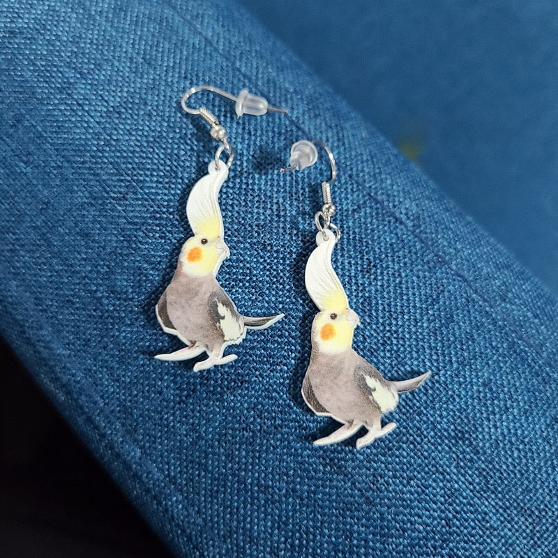 27 Styles Animals Birds Drop Earrings Cartoon Art Women Party Jewelry Ear