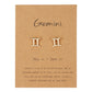Gemini Zodiac Constellations Sign Stainless Steel Earrings Women Jewelry Small