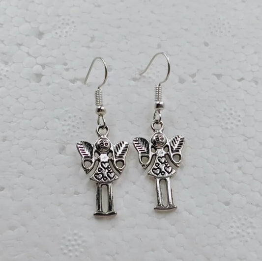 Cartoon fairy Drop Earrings Fashion Party Girls Pendant Earrings Women Jewelry