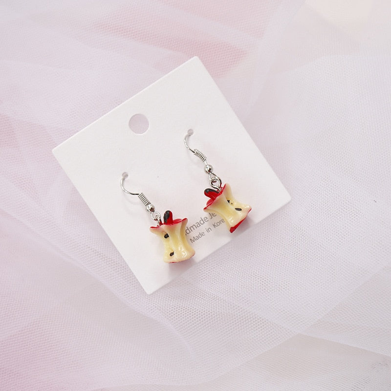 20 Styles Funny Design Fruits Animals Dangle Earrings Fashion Party Girls