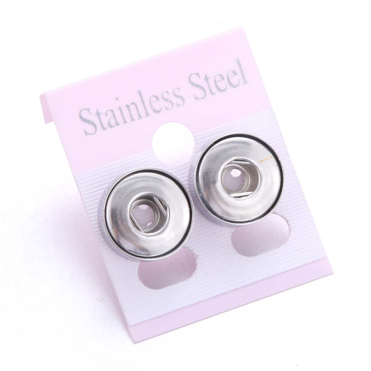 Simple Button Stud Earrings for Fashion Stylish Jewelry Drop Earrings