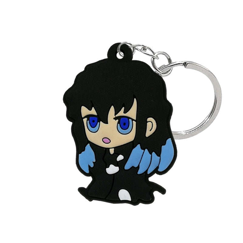 21 Styles Key Chain Cartoon Figure Anime Key Ring Key Holder Kids Toy Pendant