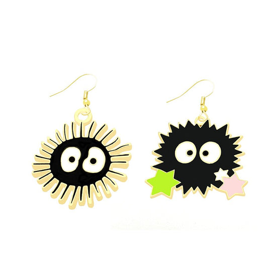 Monster Drop Earrings Cartoon Art Women Party Jewelry Ear Fashion Pendant