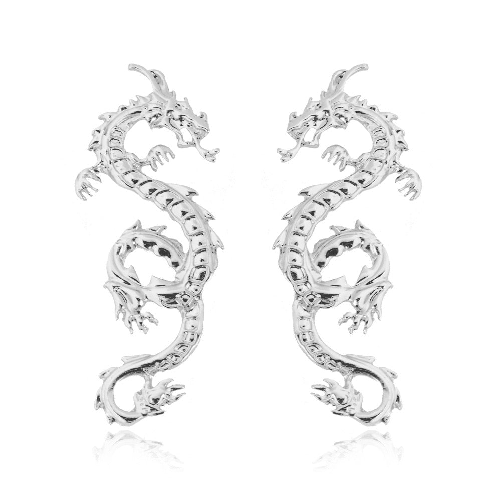 Flying Dragon Drop Earrings Women Travel Fashion Cartoon Earrings Creative