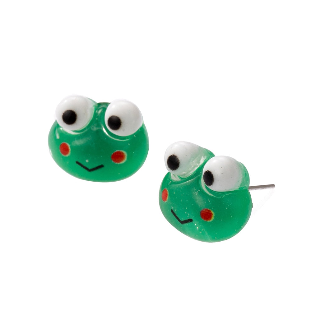 Frog Duck Stud Earrings Wedding Party Birthday Gift Jewelry Cute Earrings