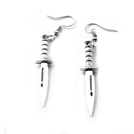 Creative Cool Knife Design Drop Earrings Women Creativity Jewelry Cute Earring