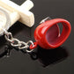 4 Colors Simulation Motorcycle Helmet Keychains Exquisite Keyring Charms Gift