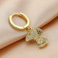 1pc Colorful Rhinestone Puppy Cartilage Earring Ear Piercing For Women Girl