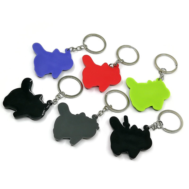 21 Styles Key Chain Cartoon Figure Anime Key Ring Key Holder Kids Toy Pendant