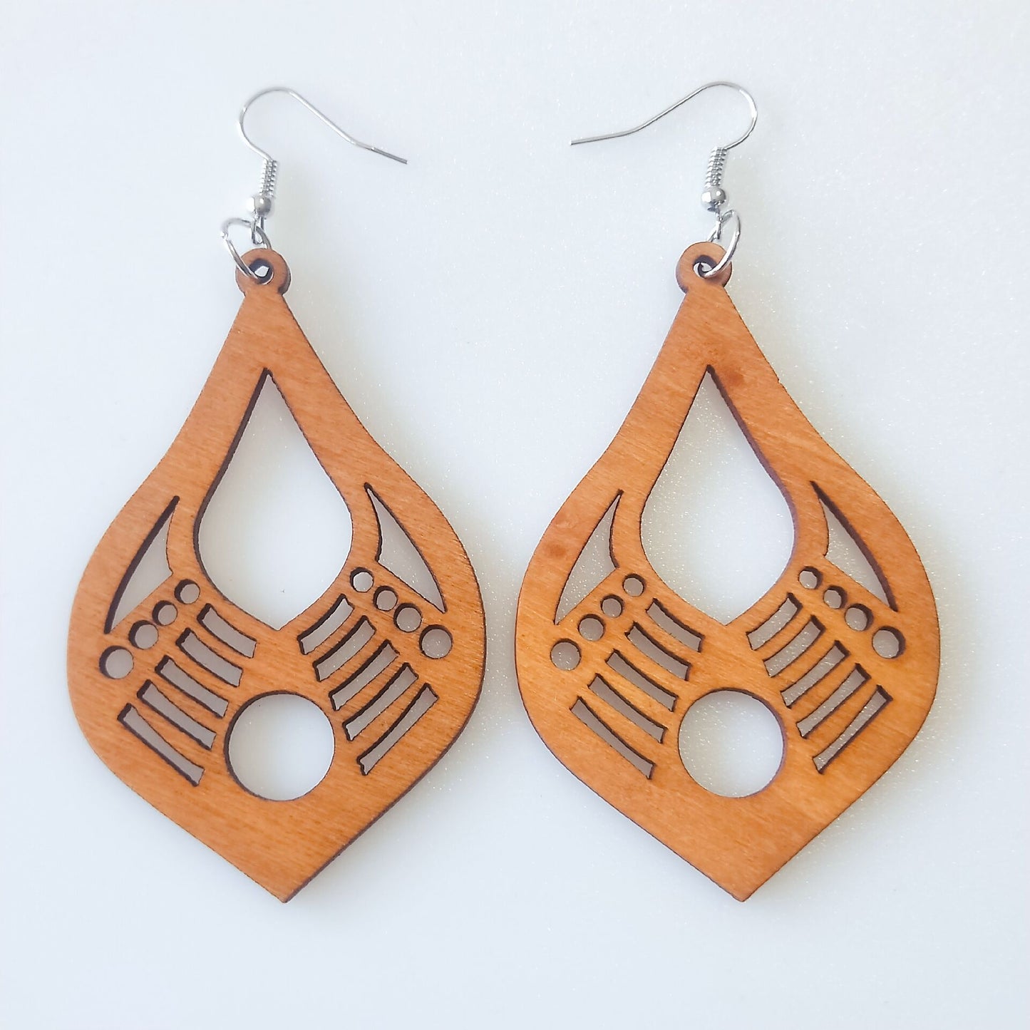 Wooden Geometric Drop Earrings Women Party Wedding Jewelry Dangle Gifts Earrings