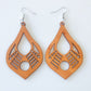 Wooden Geometric Drop Earrings Women Party Wedding Jewelry Dangle Gifts Earrings
