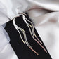 Long Tassel Ear Jacket Drop Earrings Women Party Wedding Jewelry Dangle Gifts