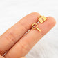 Lock Key Mini Studs Earring Cute Female Ear Ornament Charm Jewelry Accessory