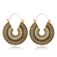 Bronze Style Vintage Hoop Earrings Trendy Women Fashion Earrings Jewelry Gift