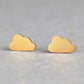 Creative Cute Cloud Mini Stud Earrings For Woman and Girls Female Stainless