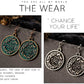 Flower Retro Vintage Ethnic Round Dangle Earrings for Girls Women Birthday Gift