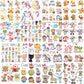 46 Styles Iron on Cute Animal Patches Set for Kids Clothing DIY T-shirt Applique