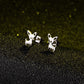 Chihuahua Stud Earrings Women Cute Stainless Steel Animal Dog Ear Studs Jewelry