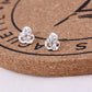 Rhinestone Twist Stud Earrings Women Art Fashion Cartoon Earrings Creative