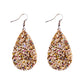 Glitter Sparkling Water Drop Shaped Lady Cute Dangle Earrings for Women Jewelry