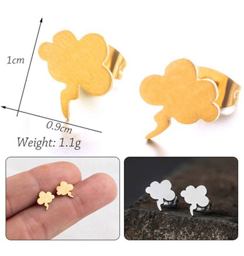 24 Styles Minimalist Cute Multiple Shapes Stud Earrings Women Girl Party