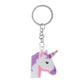 10 Styles Diy Cute Fairytale PVC Unicorn Keychain Multi-style Horse Key Rings