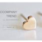Mini Small Heart Stainless Steel Earrings Women Stud Earrings Tiny Jewelry