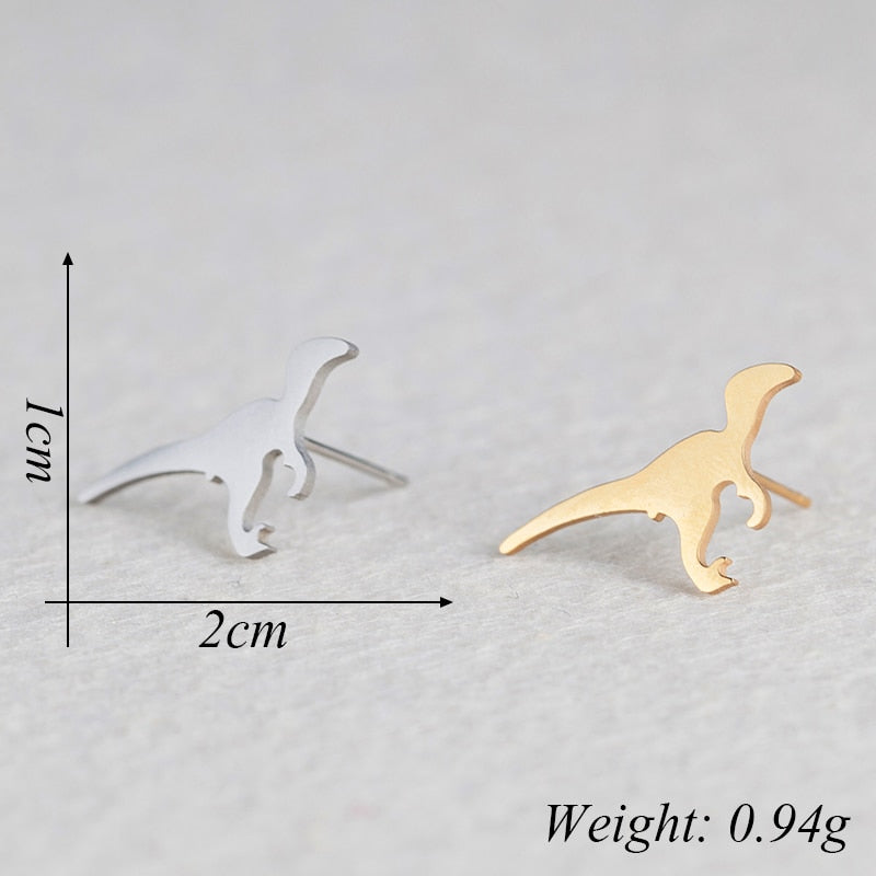 Dinosaur Stud Earring Wedding Party Birthday Gift Jewelry Cute Earrings