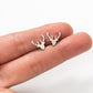 Antlers Mini Studs Earring Cute Female Ear Ornament Charm Jewelry Accessory