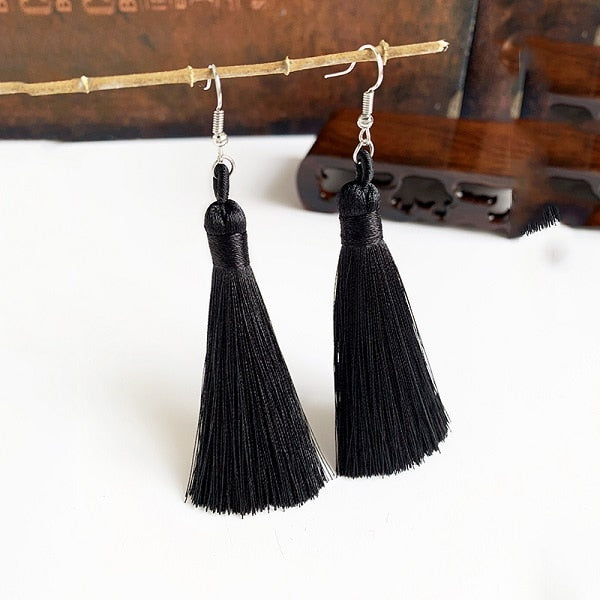 Handmade Tassel Dangle Earrings Ear Pendants Accessories Women Jewelry Trendy