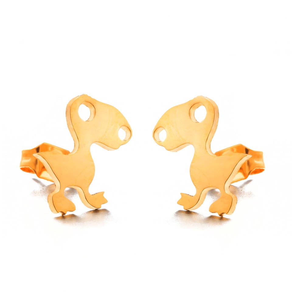 Mini Dinosaur Stud Earring Stylish Women Girl Gift Jewelry Cute Earrings