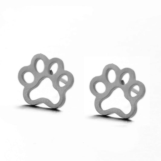 Cute pet paw print stud earring ear stud women girls Fashion jewelry Accessories