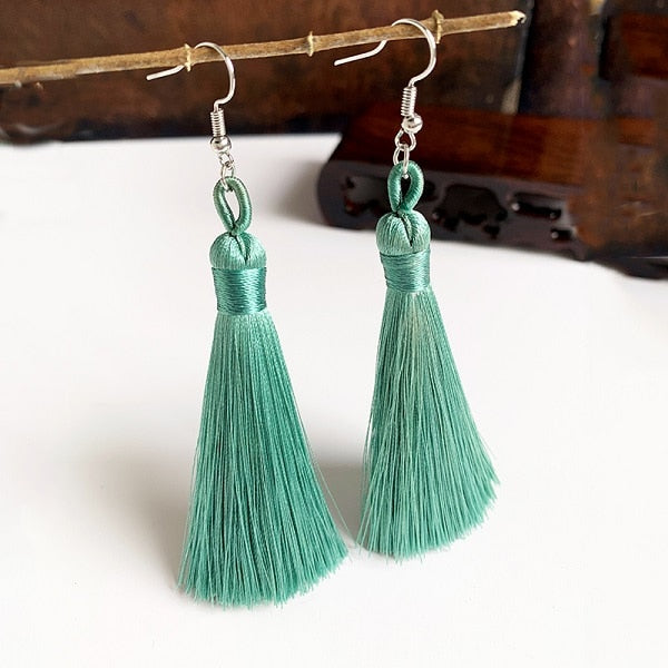 Handmade Tassel Dangle Earrings Ear Pendants Accessories Women Jewelry Trendy