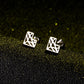 Diamond Shaped Heart Stud Earring Wedding Party Birthday Gift Jewelry Cute