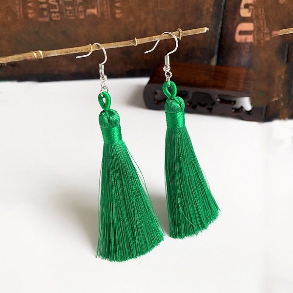 Handmade Tassel Dangle Earrings Ear Pendants Accessories Women Jewelry Trendy