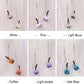 12 Styles Colorful Acrylic Milk Tea Dangle Earrings for Girls Women Birthday