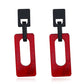 Rectangular Acrylic Drop Earrings Women Girl Party Gift Fashion Ear Jewelry