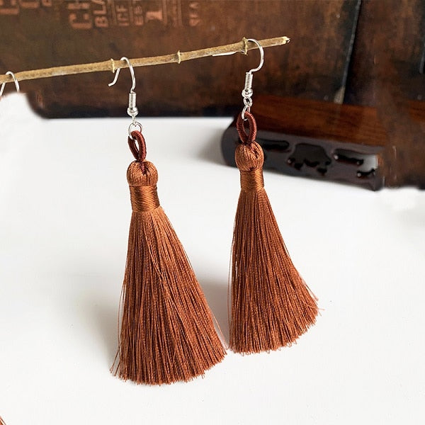 Handmade Tassel Dangle Earrings Ear Pendants Accessories Women Jewelry Trendy