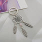 2 Styles Beads Dreamcatcher Feather Wind Dream Catcher Key Chain Women Vintage