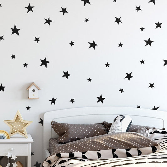 Starry Wall Stickers For Kids Rooms Home Decor Little Stars Vinyl Wall Decals