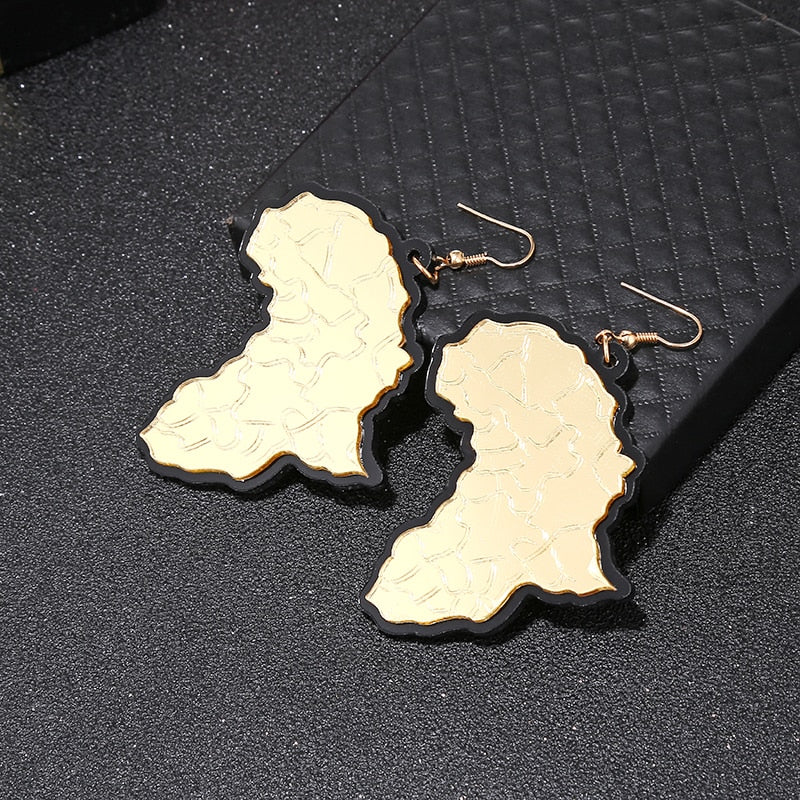 5 Styles Acrylic Lightning Dangle Earrings Cartoon Ear Pendants Accessories