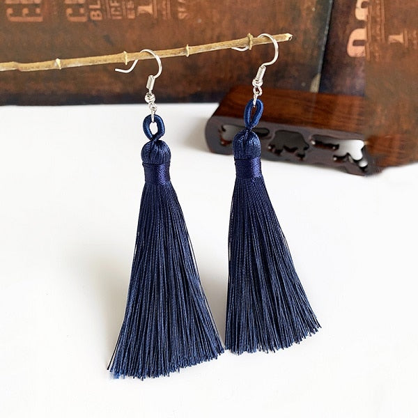 Handmade Tassel Dangle Earrings Ear Pendants Accessories Women Jewelry Trendy