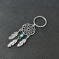 2 Styles Beads Dreamcatcher Feather Wind Dream Catcher Key Chain Women Vintage