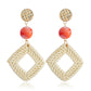 29 Styles Handmade Bamboo Braid Drop Earrings Modern Women Stylish Gift Jewelry