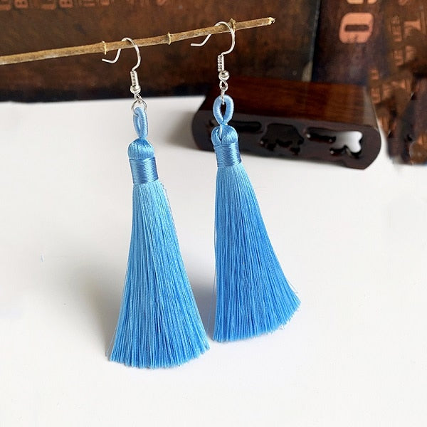 Handmade Tassel Dangle Earrings Ear Pendants Accessories Women Jewelry Trendy