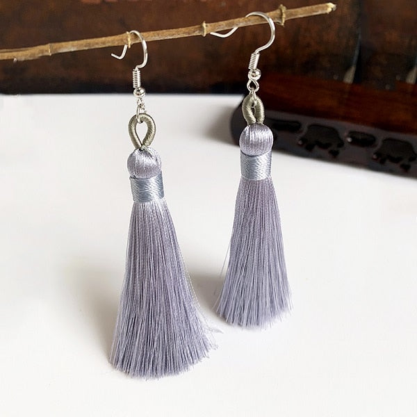 Handmade Tassel Dangle Earrings Ear Pendants Accessories Women Jewelry Trendy