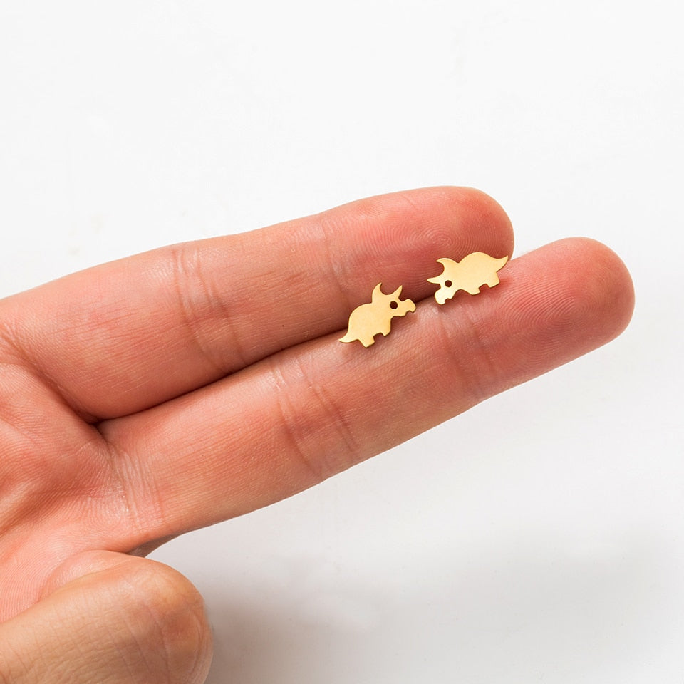 Animal Mini Studs Earring Cute Female Ear Ornament Charm Jewelry Accessory