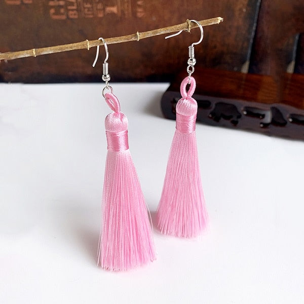 Handmade Tassel Dangle Earrings Ear Pendants Accessories Women Jewelry Trendy