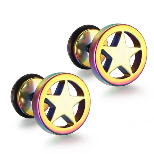 Five Pointed Star Earring Studs Ear Ornaments Gift Earrings Jewelry Accessories